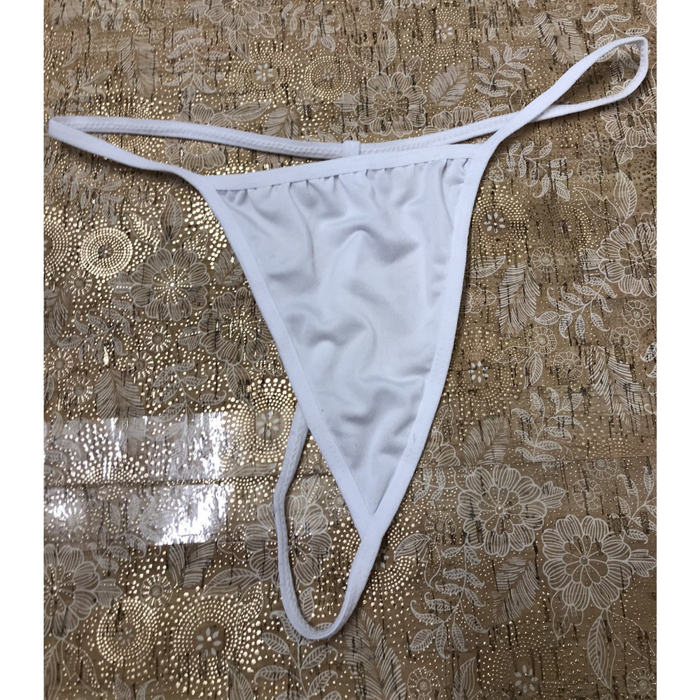 Women Innocense Sexy V-STRING THONG Panty MEDIUM White